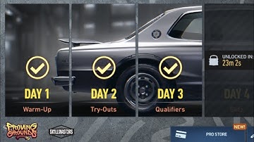 Day 3 with PR tips | Proving grounds NISSAN Skyline 2000 GT-R | Need for speed No Limits