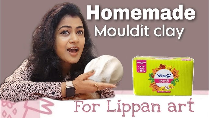 3 Types Of Homemade Clay, Air Dry Clay Craft, Paper Clay Craft, Wall  Putty Craft