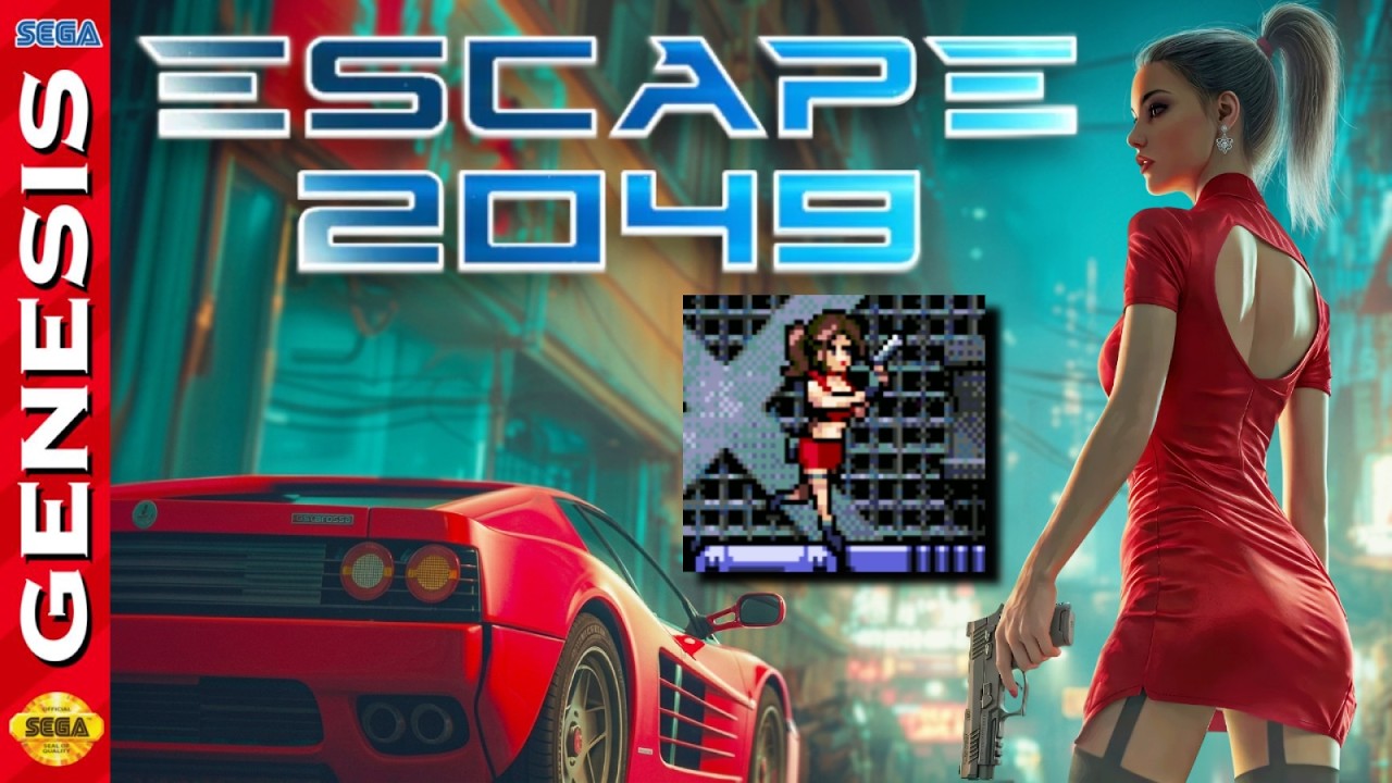 Escape 2049 - New Sega Genesis Game - Full Gameplay - YouTube