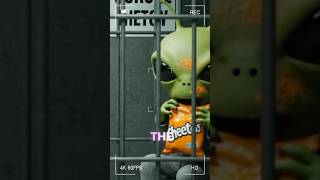 Alligator vs Alien, locked up on Alcatraz Island