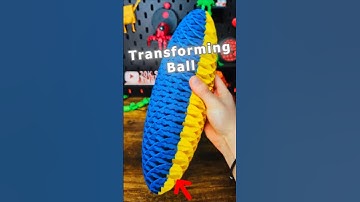 3D Printed Huge Flexible transforming and extendable Ball Fidget