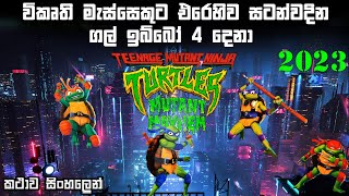විකෘති මැස්සෙකුට එරෙහිව සටන්වදින ගල් ඉබ්බෝ 4 දෙනා | New Sinhala Cartoon full movie | Sinhala movies