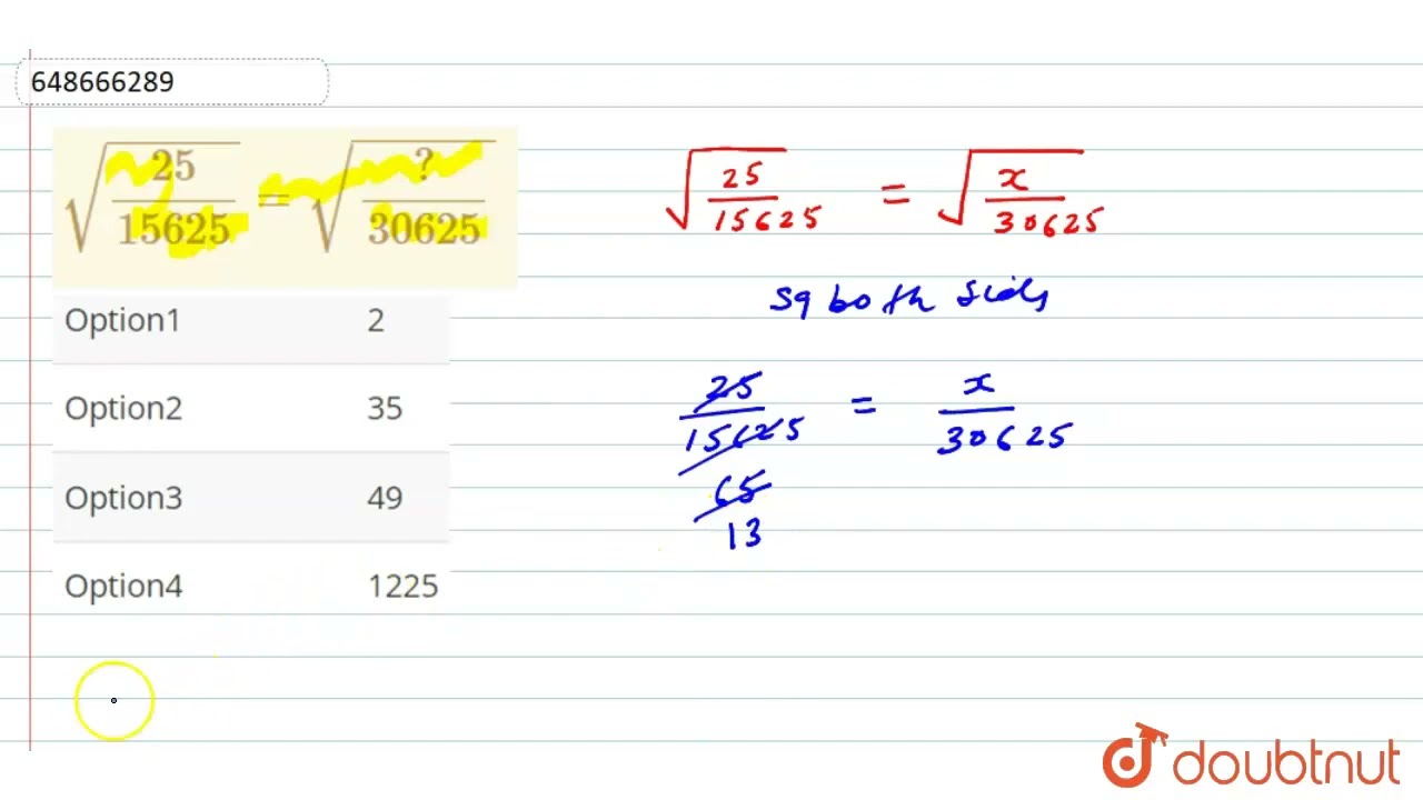 Sqrt 25 15625 sqrt 30625 CLASS 14 SQUARE ROOT AND CUBE ROOT Sqrt 25 15625 sqrt 30625 CLASS 14 SQUARE ROOT AND CUBE ROOT