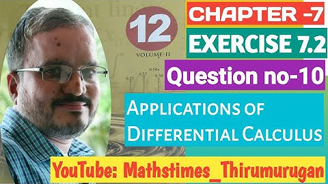 Class 12|EX-7.2|Q.no-10|Show that the two curves x^2-y^2=r^2 and xy=c^2  cut orthogonally