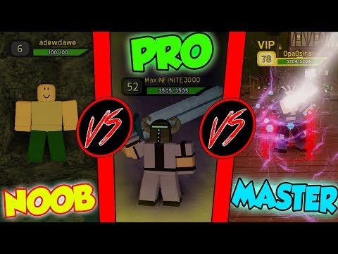NOOB vs PRO vs MASTER - ⚔️ Dungeon Quest