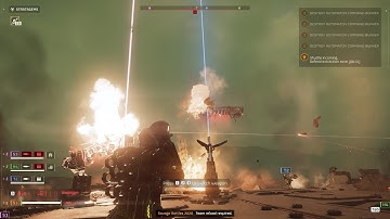 Battle with Automatons - Super Helldive Difficulty - 4K Quality - Helldivers 2