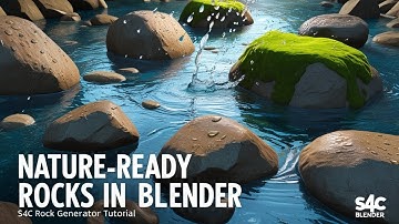 Ultimate S4C Rock Generator Guide 🏔️ Create Realistic Nature Scenes in Blender 4.5