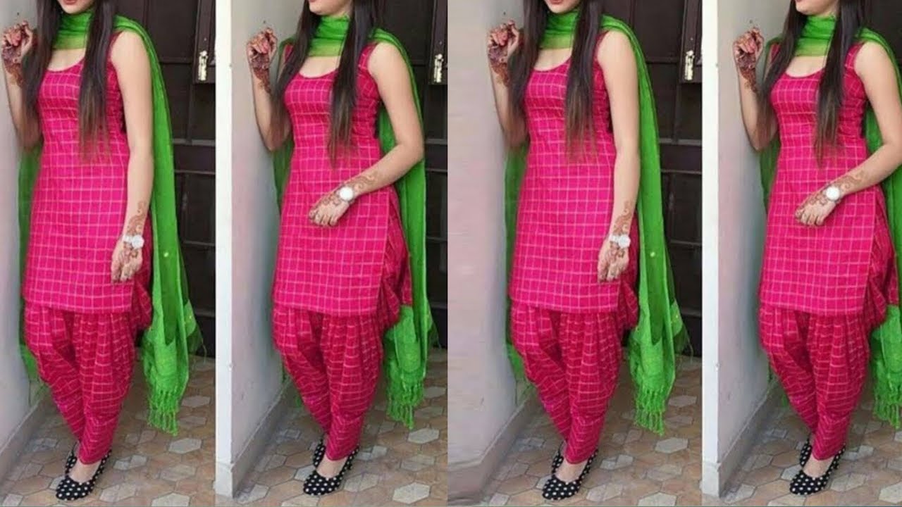 punjabi suit for short height girl