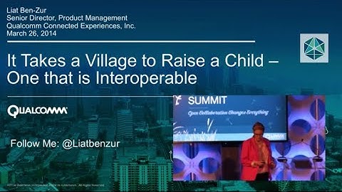 Collaboration Summit 2014: It Takes a Village To Raise a Child