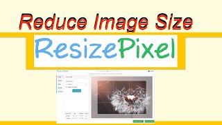 How to Reduce Image, Photo Size Online | Resize Image | Photo Pixel