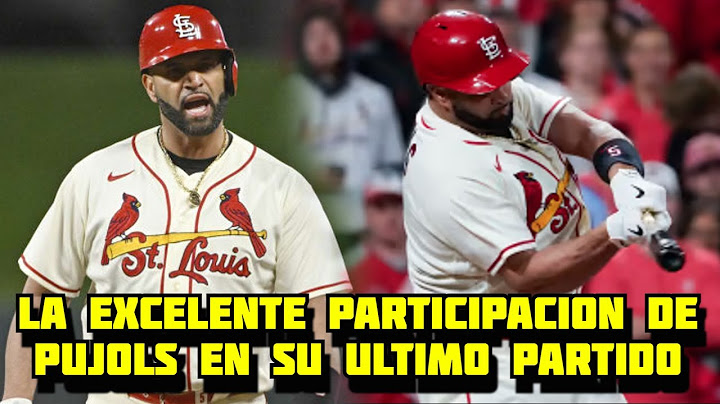 GRACIAS ALBERT PUJOLS! 👏 Así Fue El ÚLTIMO JUEGO de La Maquina en Grandes Ligas