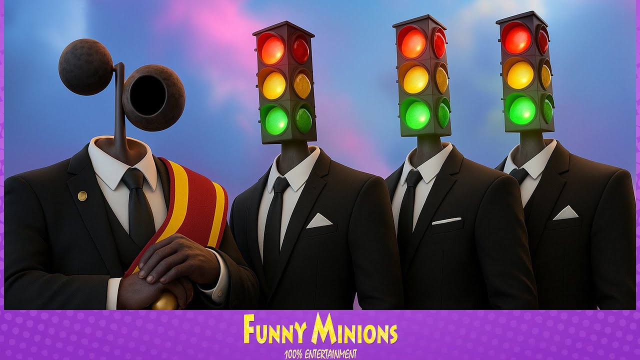 Голова сирены и голова светофора - Мем «Танец с гробом»⚡Сезон 5⚡(ОБЛОЖКА)