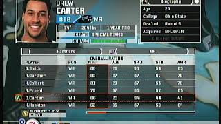 Roster Panthers - Madden NFL 06 (Xbox 360)