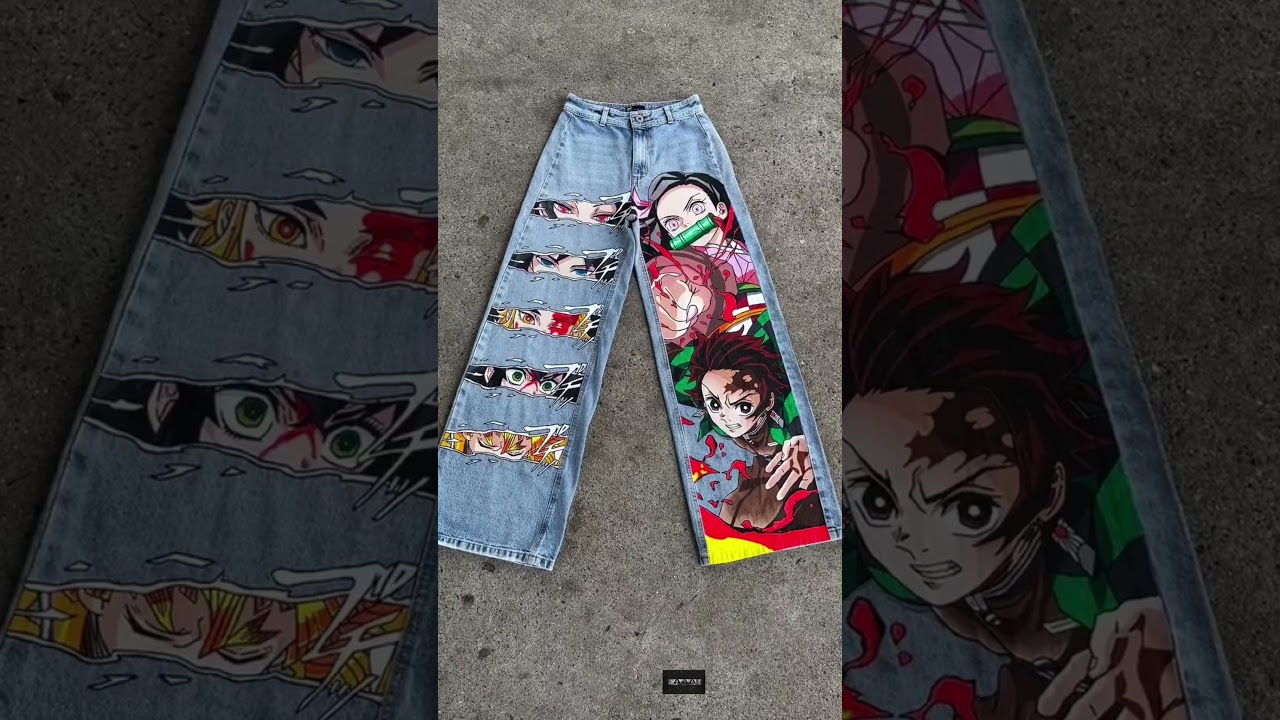 Anime Embroiodery T-Shirt in 80$ Link in Bio -- .