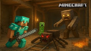 ОПАСНЫЙ ПОХОД В ШАХТУ - Майнкрафт Выживание. Minecraft Летсплей на Ванилла сервере