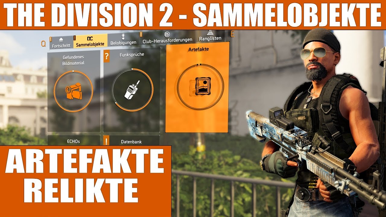 ALLE RELIKTE - SAMMELOBJEKTE | The Division 2 Gameplay Lets Play Deutsch German |