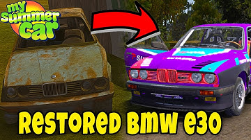 ABANDONED BMW E30 - RESTORED FOR RALLY USE - My Summer Car