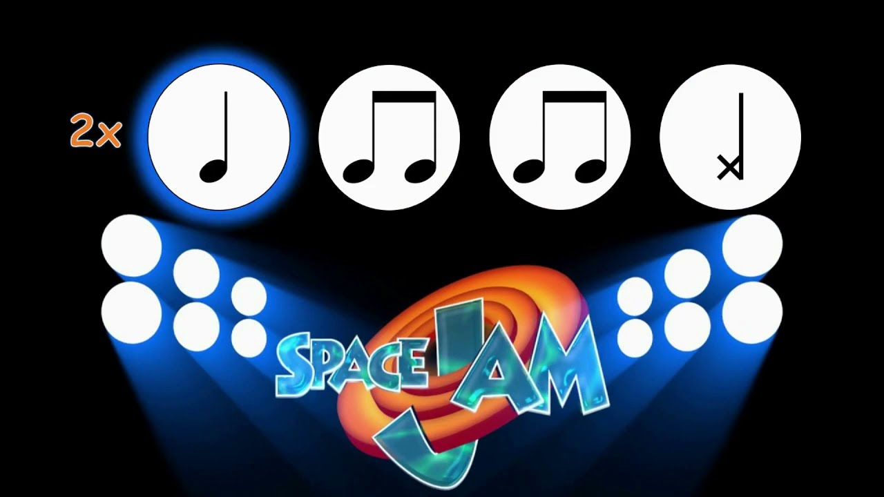 Space Jam (FAST Easy) Rhythm Play Along - YouTube