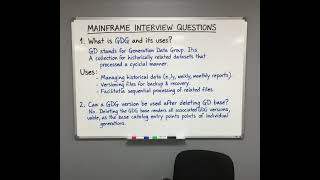 Mainframe interview questions