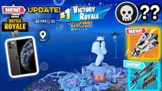 iPhone 11 Pro Max 60FPS Fortnite Mobile Gameplay *Free Yeddy skin High Kill Win Fortnite Chapter 7*
