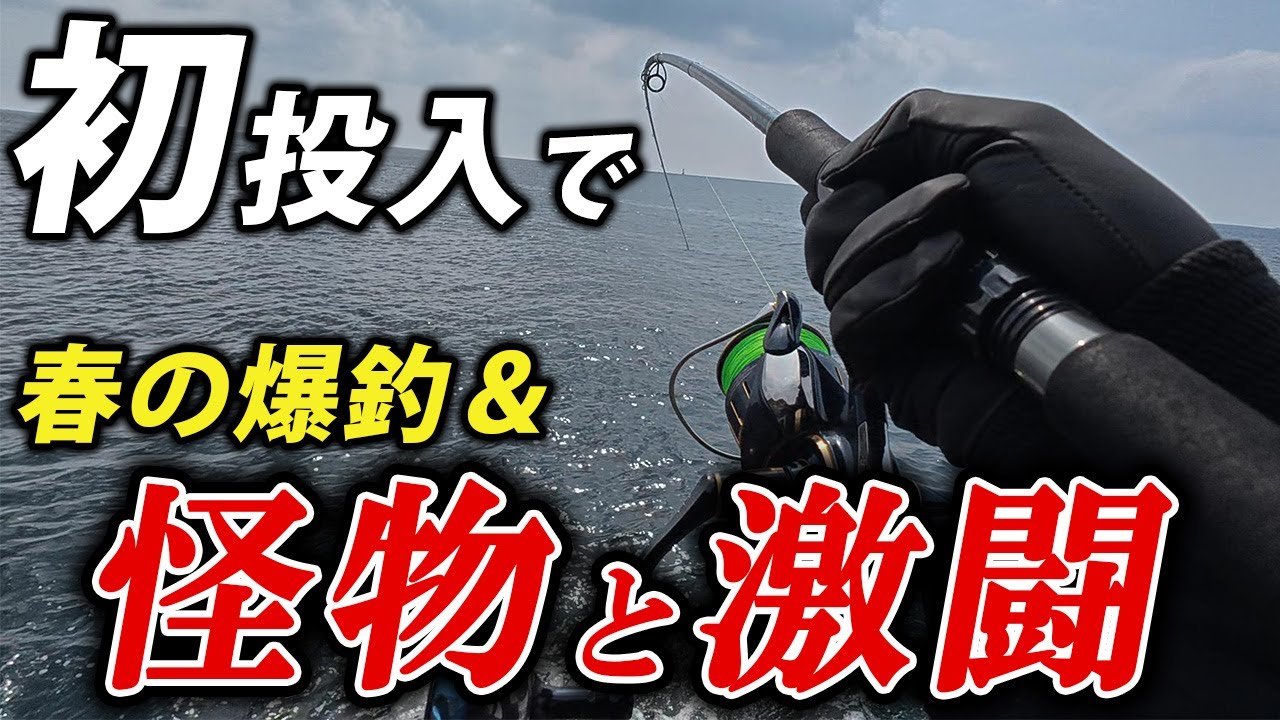 ウルメバイブでショアジギング五目をやったら一瞬で怪物ヒット＆爆釣に遭遇しました