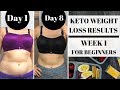 KETO WEIGHT LOSS → WEEK 1 MEAL PLAN & WEIGH IN