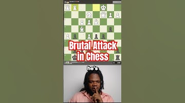 Brutal Attack in Chess #chess#chesstips #chesstricks #chesscom