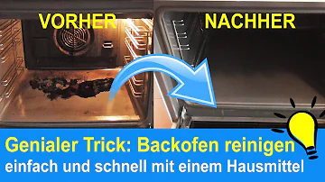 Wie bekomme ich stark eingebranntes aus dem Backofen?