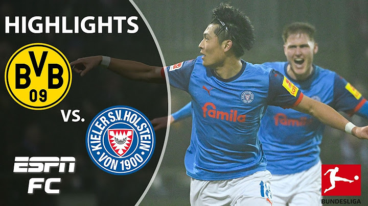 HISTORIC WIN 📈 Borussia Dortmund vs. Holstein Kiel | Bundesliga Highlights | ESPN FC