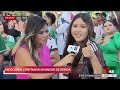 Miles de aficionados apoyando al Tri desde San Pedro Square en San José