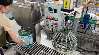 Corrosion resistant Filling Machine For Liquid Chemicals Paint Filler Wealth