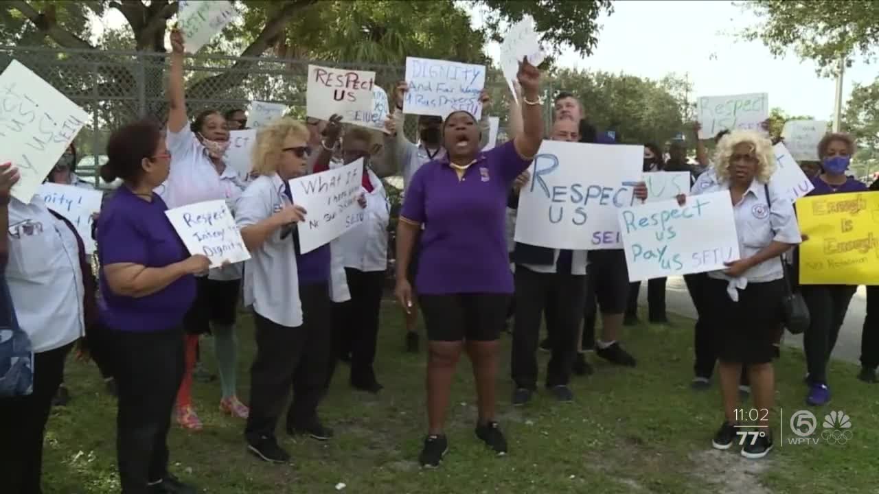 palm-beach-county-bus-drivers-protest-for-better-pay-youtube
