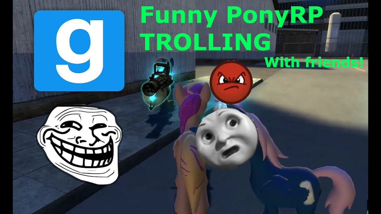 Gmod Trolling : Attack on PonyRP with friends