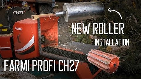 FARMI PROFI CH27 - How to Change LOWER ROLLER - homemade design
