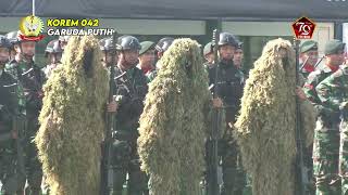 Kasrem 042/Gapu pimpin Upacara Puncak Peringatan HUT Ke-79 TNI tahun 2024