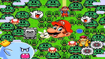 NEW Super Mario World HD (SMB1 Style) World 5: Forest of illusion