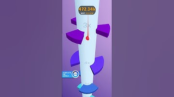 Helix Jump: Level 2473 #helixjump #gaming #mobile #shorts