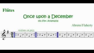 10 - Once Upon a December (pour flûtes à bec) chords