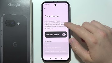 Pixel 9a: How to Turn On/Off Dark Theme
