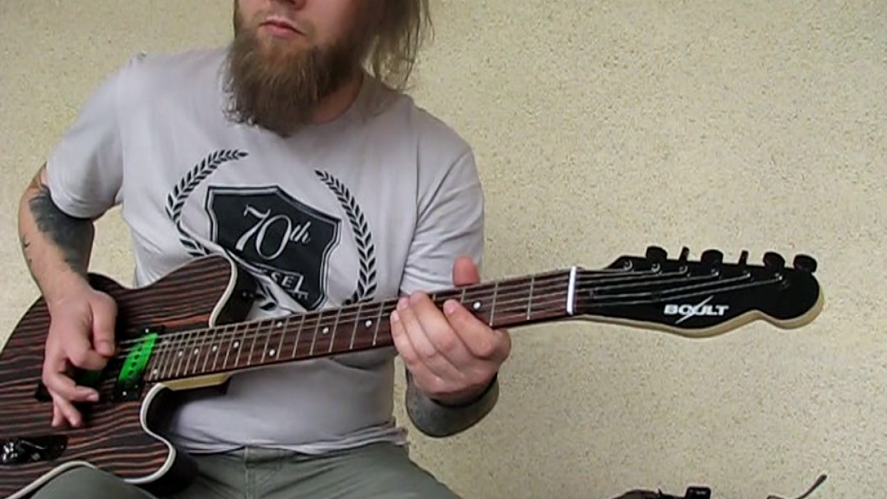 Boult Guitars Arc #2 telecaster / Zombie Dust LSD pickup demo