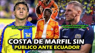 COSTA DE MARFIL JUGARÁ SIN HINCHAS CONTRA ECUADOR 💔 | AGUINAGA: "LE FALTA TALENTO A LA TRI" | XDOTES