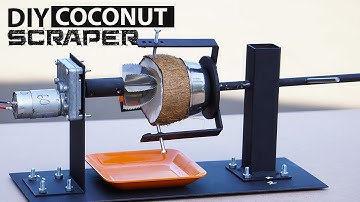 Making Automatic Coconut Scraper Machine | DIY Mechanical Project Ideas