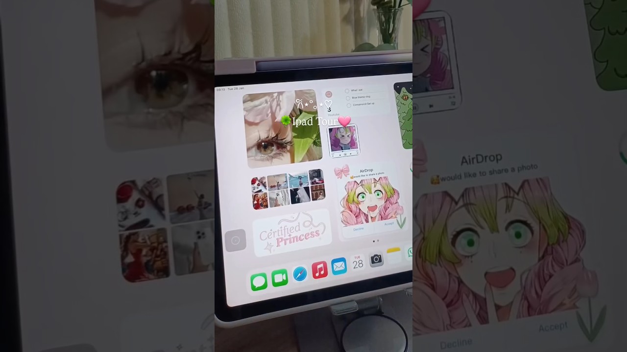 🍀IPAD TOUR MITSURI THEME 🩷💚 