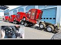 Peterbilt 579 Delivers Kenworth Trucks - American Truck Simulator | Thrustmaster Wheel &amp; Shifter