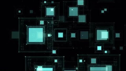 Cyan Squares Background Stock Motion Graphics