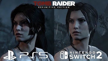 Tomb Raider: Definitive Edition Switch 2 vs PS5 - Side by Side Gameplay Comparison