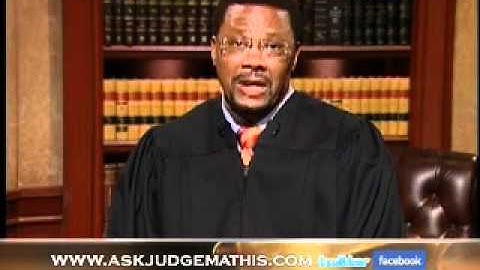 Ask Judge Mathis - January 23, 2012