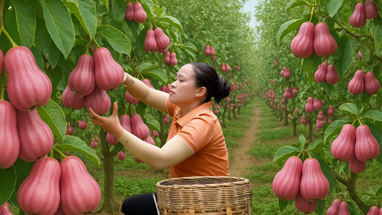 Harvesting GIANT Whips to Sell at Market, Taking Care of Pets | Ly Thi Ca Bushcraft