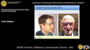 Telementoring hernia procedures using wearable technology