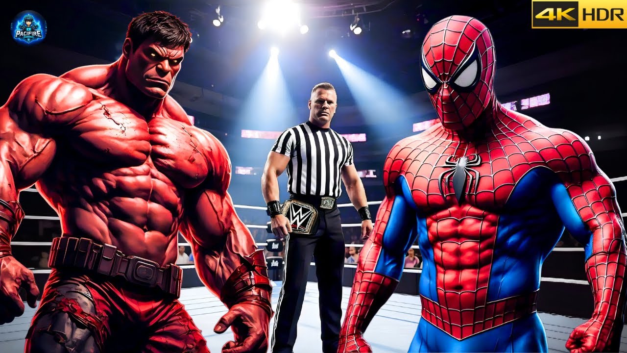 Spiderman Vs Red Hulk Battle - Who Will Win? | Marvel Vs Marvel - YouTube